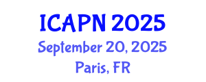 International Conference on Ageing, Psychology and Neuroscience (ICAPN) September 20, 2025 - Paris, France
