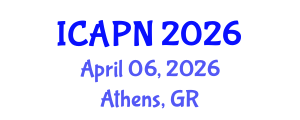 International Conference on Ageing, Psychology and Neuroscience (ICAPN) April 06, 2026 - Athens, Greece International Conference on Ageing, Psychology and Neuroscience (ICAPN) April 06, 2026 - Athens, Greece