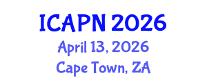 International Conference on Ageing, Psychology and Neuroscience (ICAPN) April 13, 2026 - Cape Town, South Africa International Conference on Ageing, Psychology and Neuroscience (ICAPN) April 13, 2026 - Cape Town, South Africa