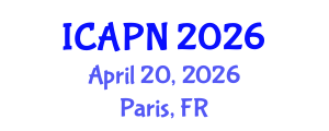 International Conference on Ageing, Psychology and Neuroscience (ICAPN) April 20, 2026 - Paris, France International Conference on Ageing, Psychology and Neuroscience (ICAPN) April 20, 2026 - Paris, France