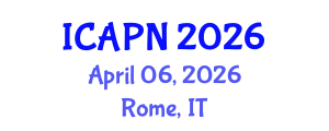 International Conference on Ageing, Psychology and Neuroscience (ICAPN) April 06, 2026 - Rome, Italy International Conference on Ageing, Psychology and Neuroscience (ICAPN) April 06, 2026 - Rome, Italy