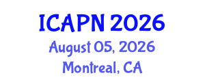 International Conference on Ageing, Psychology and Neuroscience (ICAPN) August 05, 2026 - Montreal, Canada