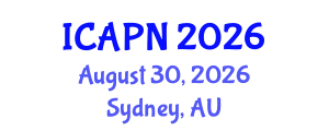 International Conference on Ageing, Psychology and Neuroscience (ICAPN) August 30, 2026 - Sydney, Australia International Conference on Ageing, Psychology and Neuroscience (ICAPN) August 30, 2026 - Sydney, Australia