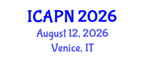 International Conference on Ageing, Psychology and Neuroscience (ICAPN) August 12, 2026 - Venice, Italy International Conference on Ageing, Psychology and Neuroscience (ICAPN) August 12, 2026 - Venice, Italy