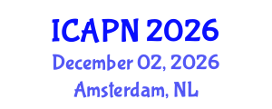 International Conference on Ageing, Psychology and Neuroscience (ICAPN) December 02, 2026 - Amsterdam, Netherlands International Conference on Ageing, Psychology and Neuroscience (ICAPN) December 02, 2026 - Amsterdam, Netherlands
