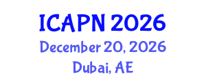 International Conference on Ageing, Psychology and Neuroscience (ICAPN) December 20, 2026 - Dubai, United Arab Emirates