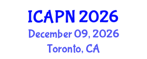 International Conference on Ageing, Psychology and Neuroscience (ICAPN) December 09, 2026 - Toronto, Canada