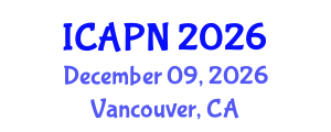 International Conference on Ageing, Psychology and Neuroscience (ICAPN) December 09, 2026 - Vancouver, Canada