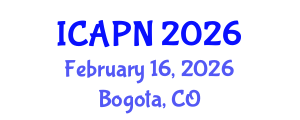 International Conference on Ageing, Psychology and Neuroscience (ICAPN) February 16, 2026 - Bogota, Colombia International Conference on Ageing, Psychology and Neuroscience (ICAPN) February 16, 2026 - Bogota, Colombia