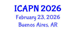 International Conference on Ageing, Psychology and Neuroscience (ICAPN) February 23, 2026 - Buenos Aires, Argentina International Conference on Ageing, Psychology and Neuroscience (ICAPN) February 23, 2026 - Buenos Aires, Argentina