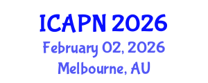 International Conference on Ageing, Psychology and Neuroscience (ICAPN) February 02, 2026 - Melbourne, Australia International Conference on Ageing, Psychology and Neuroscience (ICAPN) February 02, 2026 - Melbourne, Australia