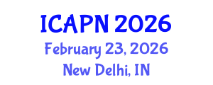 International Conference on Ageing, Psychology and Neuroscience (ICAPN) February 23, 2026 - New Delhi, India International Conference on Ageing, Psychology and Neuroscience (ICAPN) February 23, 2026 - New Delhi, India