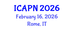 International Conference on Ageing, Psychology and Neuroscience (ICAPN) February 16, 2026 - Rome, Italy