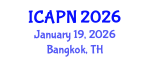 International Conference on Ageing, Psychology and Neuroscience (ICAPN) January 19, 2026 - Bangkok, Thailand International Conference on Ageing, Psychology and Neuroscience (ICAPN) January 19, 2026 - Bangkok, Thailand