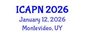 International Conference on Ageing, Psychology and Neuroscience (ICAPN) January 12, 2026 - Montevideo, Uruguay International Conference on Ageing, Psychology and Neuroscience (ICAPN) January 12, 2026 - Montevideo, Uruguay
