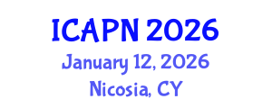 International Conference on Ageing, Psychology and Neuroscience (ICAPN) January 12, 2026 - Nicosia, Cyprus International Conference on Ageing, Psychology and Neuroscience (ICAPN) January 12, 2026 - Nicosia, Cyprus