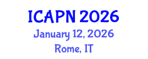 International Conference on Ageing, Psychology and Neuroscience (ICAPN) January 12, 2026 - Rome, Italy