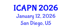 International Conference on Ageing, Psychology and Neuroscience (ICAPN) January 12, 2026 - San Diego, United States International Conference on Ageing, Psychology and Neuroscience (ICAPN) January 12, 2026 - San Diego, United States