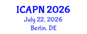 International Conference on Ageing, Psychology and Neuroscience (ICAPN) July 22, 2026 - Berlin, Germany
