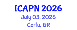 International Conference on Ageing, Psychology and Neuroscience (ICAPN) July 03, 2026 - Corfu, Greece International Conference on Ageing, Psychology and Neuroscience (ICAPN) July 03, 2026 - Corfu, Greece