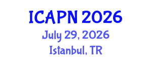 International Conference on Ageing, Psychology and Neuroscience (ICAPN) July 29, 2026 - Istanbul, Turkey International Conference on Ageing, Psychology and Neuroscience (ICAPN) July 29, 2026 - Istanbul, Turkey