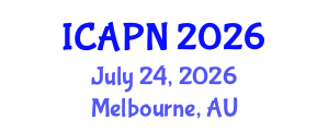 International Conference on Ageing, Psychology and Neuroscience (ICAPN) July 24, 2026 - Melbourne, Australia International Conference on Ageing, Psychology and Neuroscience (ICAPN) July 24, 2026 - Melbourne, Australia