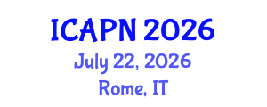 International Conference on Ageing, Psychology and Neuroscience (ICAPN) July 22, 2026 - Rome, Italy