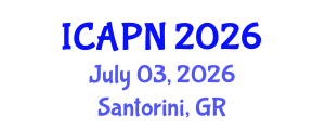 International Conference on Ageing, Psychology and Neuroscience (ICAPN) July 03, 2026 - Santorini, Greece International Conference on Ageing, Psychology and Neuroscience (ICAPN) July 03, 2026 - Santorini, Greece