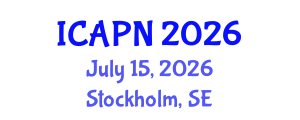International Conference on Ageing, Psychology and Neuroscience (ICAPN) July 15, 2026 - Stockholm, Sweden International Conference on Ageing, Psychology and Neuroscience (ICAPN) July 15, 2026 - Stockholm, Sweden