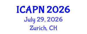 International Conference on Ageing, Psychology and Neuroscience (ICAPN) July 29, 2026 - Zurich, Switzerland
