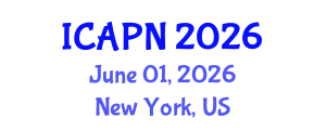 International Conference on Ageing, Psychology and Neuroscience (ICAPN) June 01, 2026 - New York, United States International Conference on Ageing, Psychology and Neuroscience (ICAPN) June 01, 2026 - New York, United States