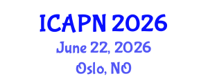 International Conference on Ageing, Psychology and Neuroscience (ICAPN) June 22, 2026 - Oslo, Norway International Conference on Ageing, Psychology and Neuroscience (ICAPN) June 22, 2026 - Oslo, Norway