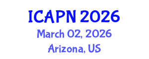 International Conference on Ageing, Psychology and Neuroscience (ICAPN) March 02, 2026 - Arizona, United States International Conference on Ageing, Psychology and Neuroscience (ICAPN) March 02, 2026 - Arizona, United States