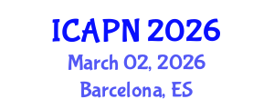 International Conference on Ageing, Psychology and Neuroscience (ICAPN) March 02, 2026 - Barcelona, Spain International Conference on Ageing, Psychology and Neuroscience (ICAPN) March 02, 2026 - Barcelona, Spain