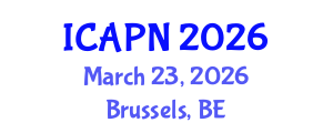 International Conference on Ageing, Psychology and Neuroscience (ICAPN) March 23, 2026 - Brussels, Belgium International Conference on Ageing, Psychology and Neuroscience (ICAPN) March 23, 2026 - Brussels, Belgium