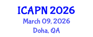 International Conference on Ageing, Psychology and Neuroscience (ICAPN) March 09, 2026 - Doha, Qatar International Conference on Ageing, Psychology and Neuroscience (ICAPN) March 09, 2026 - Doha, Qatar
