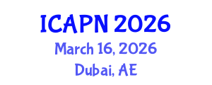 International Conference on Ageing, Psychology and Neuroscience (ICAPN) March 16, 2026 - Dubai, United Arab Emirates International Conference on Ageing, Psychology and Neuroscience (ICAPN) March 16, 2026 - Dubai, United Arab Emirates