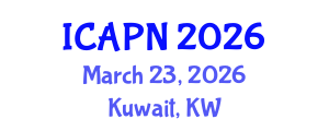 International Conference on Ageing, Psychology and Neuroscience (ICAPN) March 23, 2026 - Kuwait, Kuwait International Conference on Ageing, Psychology and Neuroscience (ICAPN) March 23, 2026 - Kuwait, Kuwait