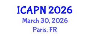 International Conference on Ageing, Psychology and Neuroscience (ICAPN) March 30, 2026 - Paris, France International Conference on Ageing, Psychology and Neuroscience (ICAPN) March 30, 2026 - Paris, France