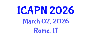 International Conference on Ageing, Psychology and Neuroscience (ICAPN) March 02, 2026 - Rome, Italy