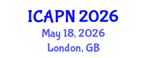 International Conference on Ageing, Psychology and Neuroscience (ICAPN) May 18, 2026 - London, United Kingdom