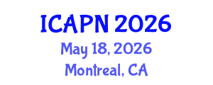 International Conference on Ageing, Psychology and Neuroscience (ICAPN) May 18, 2026 - Montreal, Canada