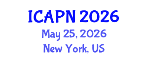 International Conference on Ageing, Psychology and Neuroscience (ICAPN) May 25, 2026 - New York, United States International Conference on Ageing, Psychology and Neuroscience (ICAPN) May 25, 2026 - New York, United States