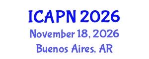 International Conference on Ageing, Psychology and Neuroscience (ICAPN) November 18, 2026 - Buenos Aires, Argentina