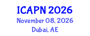 International Conference on Ageing, Psychology and Neuroscience (ICAPN) November 08, 2026 - Dubai, United Arab Emirates