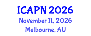 International Conference on Ageing, Psychology and Neuroscience (ICAPN) November 11, 2026 - Melbourne, Australia International Conference on Ageing, Psychology and Neuroscience (ICAPN) November 11, 2026 - Melbourne, Australia