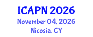 International Conference on Ageing, Psychology and Neuroscience (ICAPN) November 04, 2026 - Nicosia, Cyprus International Conference on Ageing, Psychology and Neuroscience (ICAPN) November 04, 2026 - Nicosia, Cyprus