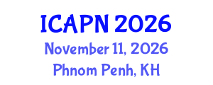 International Conference on Ageing, Psychology and Neuroscience (ICAPN) November 11, 2026 - Phnom Penh, Cambodia