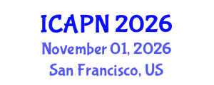 International Conference on Ageing, Psychology and Neuroscience (ICAPN) November 01, 2026 - San Francisco, United States