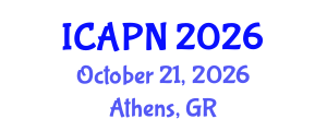 International Conference on Ageing, Psychology and Neuroscience (ICAPN) October 21, 2026 - Athens, Greece International Conference on Ageing, Psychology and Neuroscience (ICAPN) October 21, 2026 - Athens, Greece